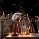 Iraqi priests hold the first mass at the Grand Immaculate Church since it was recaptured from Islamic State in Qaraqosh